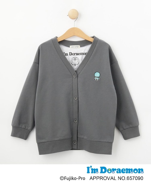 【アイムドラえもん】ミニ裏毛カーディガン