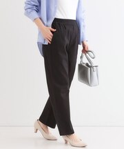 【洗える/S-3L】ストレッチで楽な穿き心地 綿イージーストレートパンツ