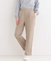 【洗える/S-3L】ストレッチで楽な穿き心地 綿イージーストレートパンツ