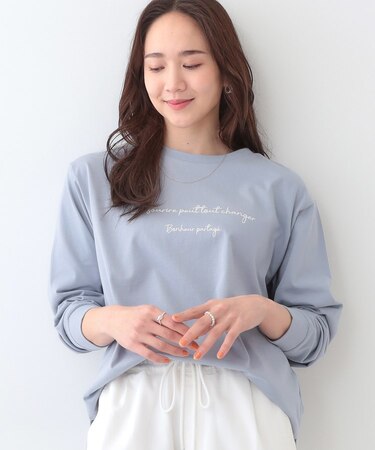 【洗える/S-LL】一枚でもレイヤードでも グラフィック長袖Tシャツ