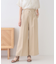 【S-LL】きれいにスタイルアップ ロープ紐使いワイドパンツ