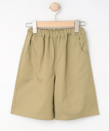 【100-150cm】ステッチ配色6分丈パンツ