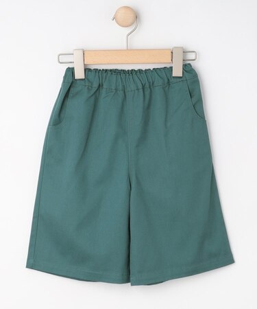【100-150cm】ステッチ配色6分丈パンツ