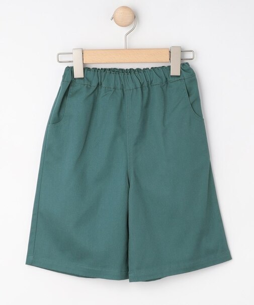 【100-150cm】ステッチ配色6分丈パンツ