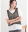 【2点セット】メッシュニットベスト×ロゴTシャツセット