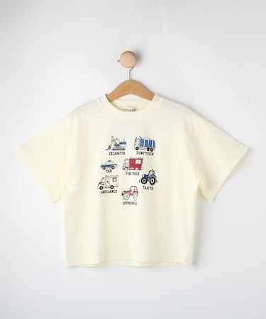 【100-120cm】BOYプリントTシャツ