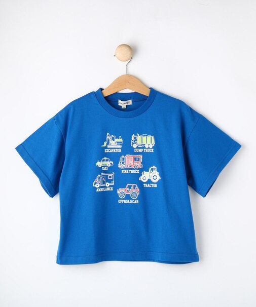 【100-120cm】BOYプリントTシャツ