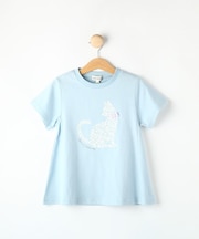 【100-120cm】プリントフレアTシャツ