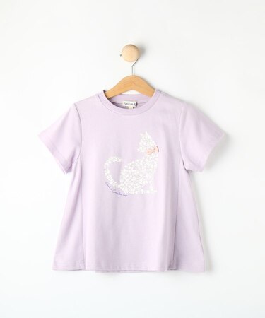 【100-120cm】プリントフレアTシャツ