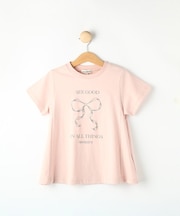 【100-120cm】プリントフレアTシャツ