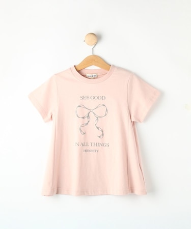 【100-120cm】プリントフレアTシャツ