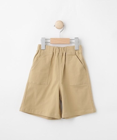 【100-150cm】ストレッチハーフパンツ
