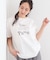 【S-LL】大人のきれいめカジュアルに フロッキーロゴTシャツ