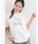 【S-LL】大人のきれいめカジュアルに フロッキーロゴTシャツ