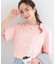 【S-LL】大人のきれいめカジュアルに フロッキーロゴTシャツ