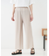 【洗える】楽してほっそり見え カットプリーツパンツ
