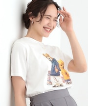 【洗える/S-LL】選べる4柄 プリントアソート ベーシックTシャツ