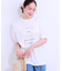 【S-LL/ひんやり/UV】こなれ感あるぷっくりラメ デザインロゴTシャツ