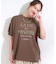 【S-LL/ひんやり/UV】こなれ感あるぷっくりラメ デザインロゴTシャツ