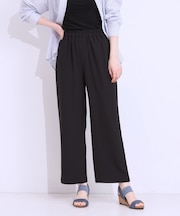 【洗える/ひんやり/UV/SS-3L】さらさらぷるんワイドパンツ