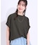 【洗える】ぽこぽこフレンチスリーブTシャツ