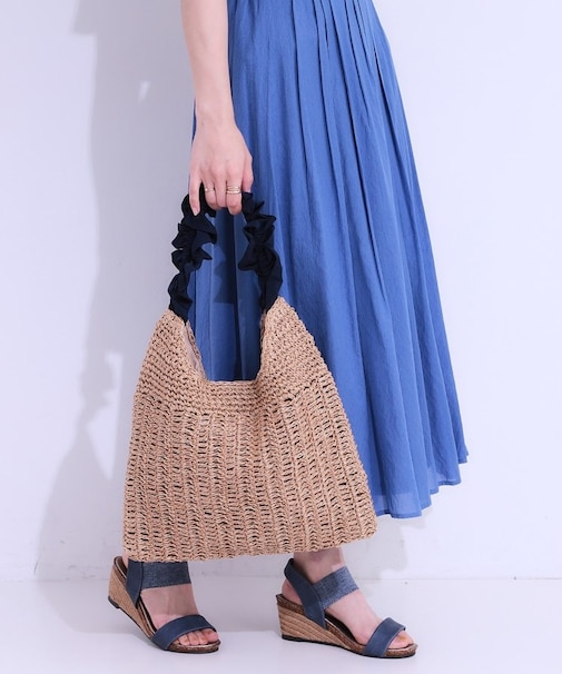 ペーパーフリルトートバッグ