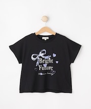 【100-150cm/ひんやり】スパンコールモチーフTシャツ