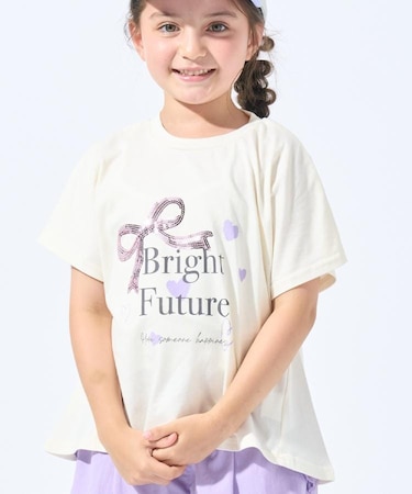 【100-150cm/ひんやり】スパンコールモチーフTシャツ
