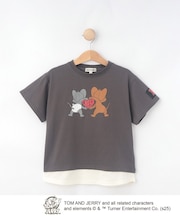 【TOM and JERRY】 ひんやり裾レイヤードTシャツ
