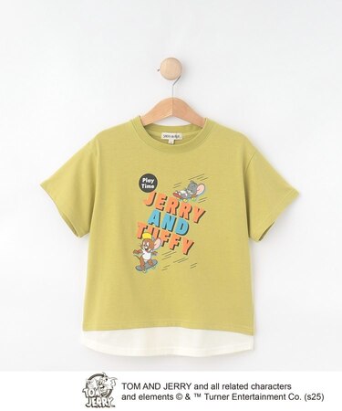 【TOM and JERRY】 ひんやり裾レイヤードTシャツ