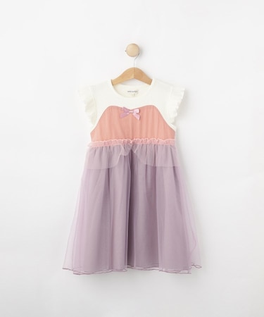 【100-120cm】おんなのこの憧れ プリンセス風チュールドレス