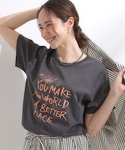 【S-LL/ひんやり/汗ジミ軽減/UVカット】グラフィックアソートTシャツ