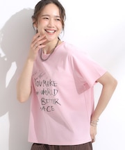 【S-LL/ひんやり/汗ジミ軽減/UVカット】グラフィックアソートTシャツ