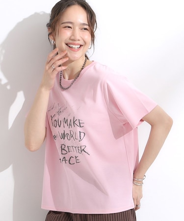【S-LL/ひんやり/汗ジミ軽減/UVカット】グラフィックアソートTシャツ