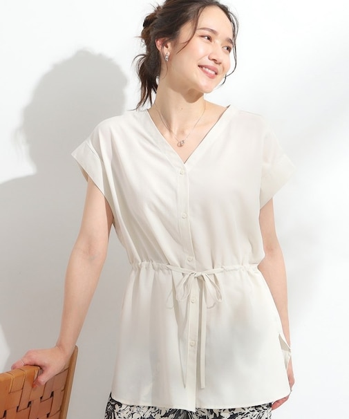 【S-LL】シルエットが変えられる サファリシャツ