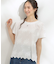 【洗える/S-LL】インせず着られる さらっと大人上品 刺繍トップス