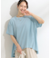 【S-LL/洗える/体型カバー/5分袖】涼しくきれいに決まる Aライントップス
