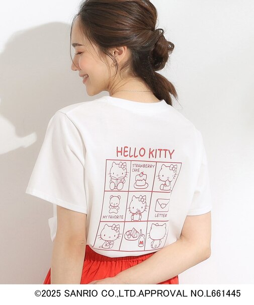 【HELLO KITTYコラボ】【SHOO ICE／汗染み軽減／UVカット】コンパクトTシャツ