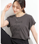 【汗ジミ防止/ひんやり/UV】ロゴプリントTシャツ