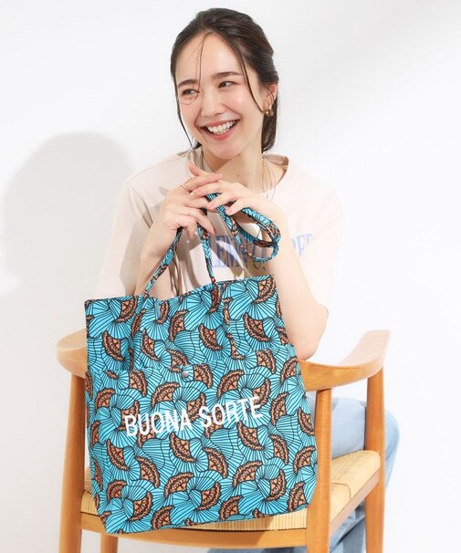 【A4サイズ】幸運を呼び寄せてくれそうな ラタプリント トートバッグ