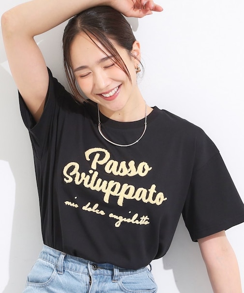 【ひんやり/S-LL】サガラ刺繍ロゴTシャツ