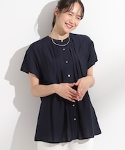 【S-LL/ひんやり】インせず決まる タックプリーツシャツ