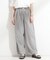 暑い夏も軽やかに デニムイージーワイドパンツ