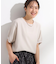 【ひんやり/洗濯後しわになりにくい】リブ切り替えドルマンブラウス