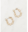 【チタンポスト】ボールチェーンピアス