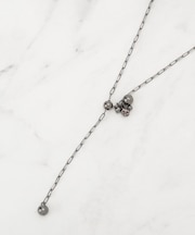 【2WAY】楕円チェーンパヴェメタルネックレス