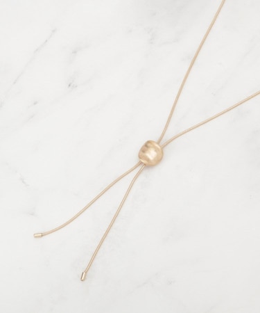 つやなしオープンメタルネックレス