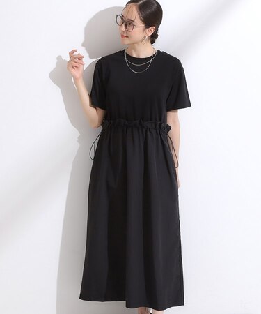 【S-LL】シルエットが変えられる ドッキングワンピース