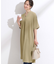 【洗える/S-LL/洗濯後しわになりにくい】バックレースアップチュニック