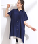 【S-LL/ひんやり】さらりとしたタッチが心地よい バックギャザーブラウス